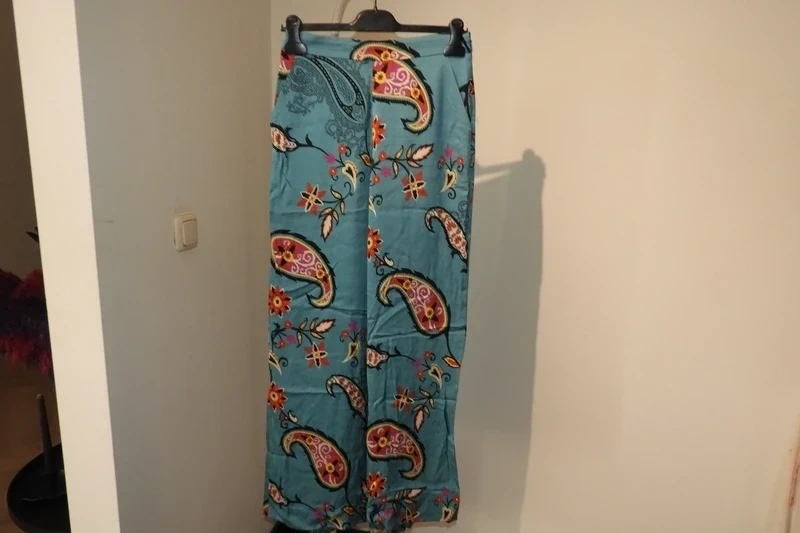 Etro Milano broek wijde pijpen paisley print kleurrijk it 40
