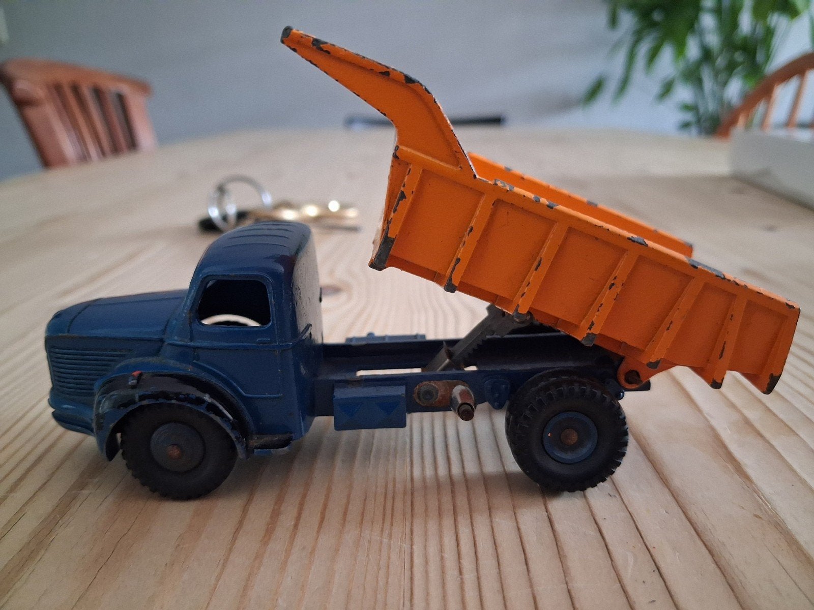 Dinky Toys Berliet Benne= kiepauto, Ophalen of Verzenden, Gebruikt, Auto, Dinky Toys