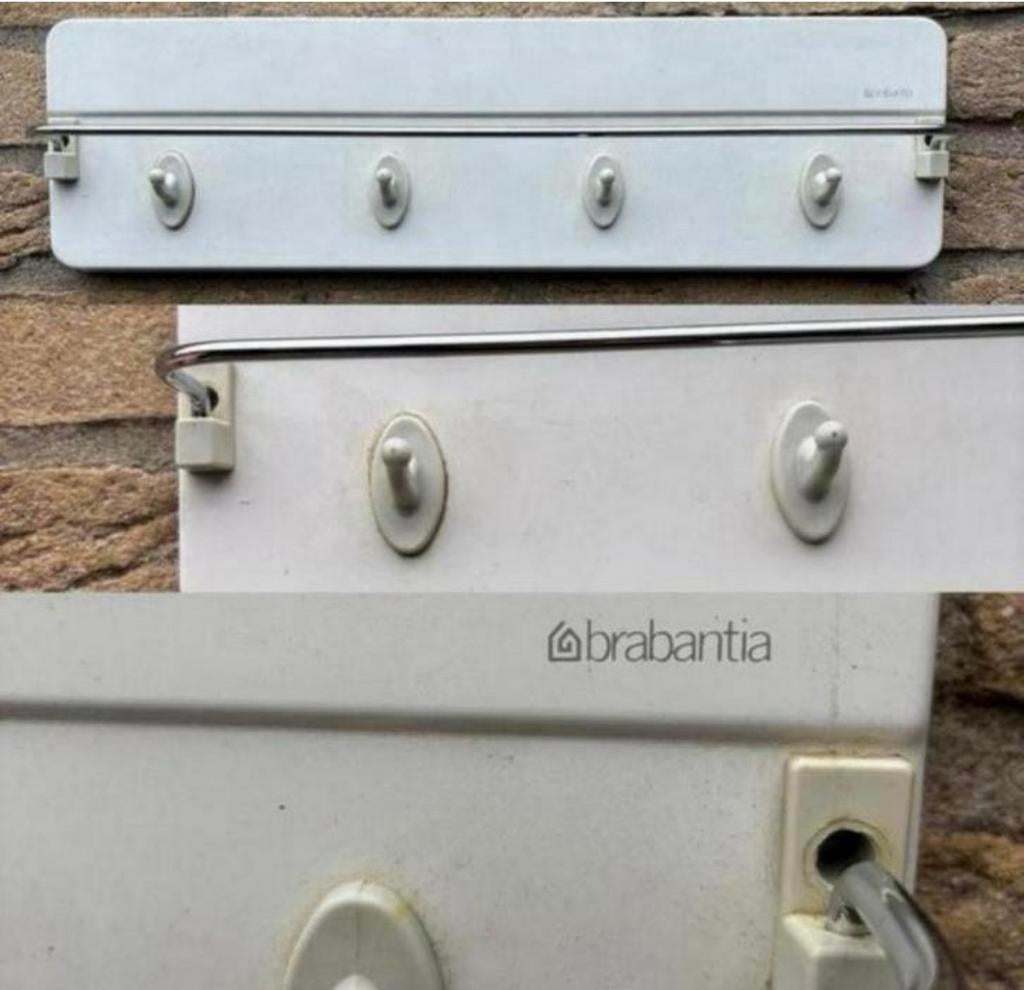 Vintage retro Brabants en jaren 70/80 keuken handdoekrek, Ophalen of Verzenden, Gebruikt