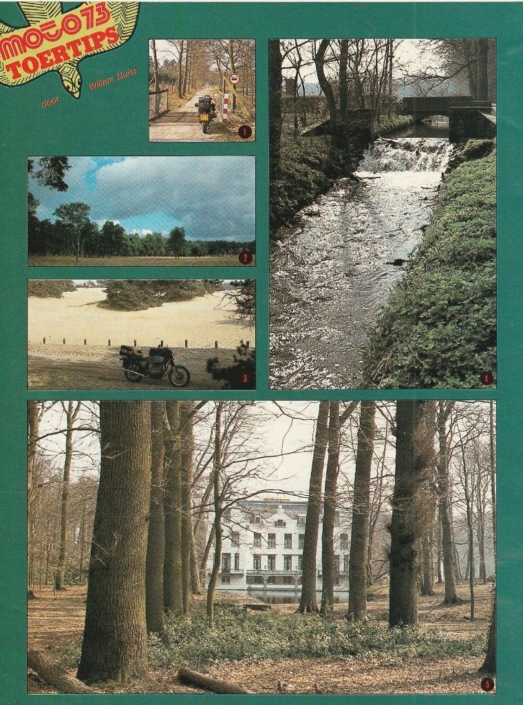 Vintage knipsel 1983 De Veluwe Deelerwoud Kasteel staverden, Verzenden, Overige typen