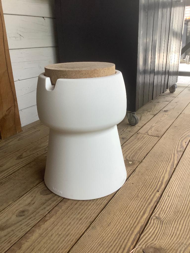 Champagnekooler bubalou, Huis en Inrichting, Ophalen, Zo goed als nieuw, Wit, Rond