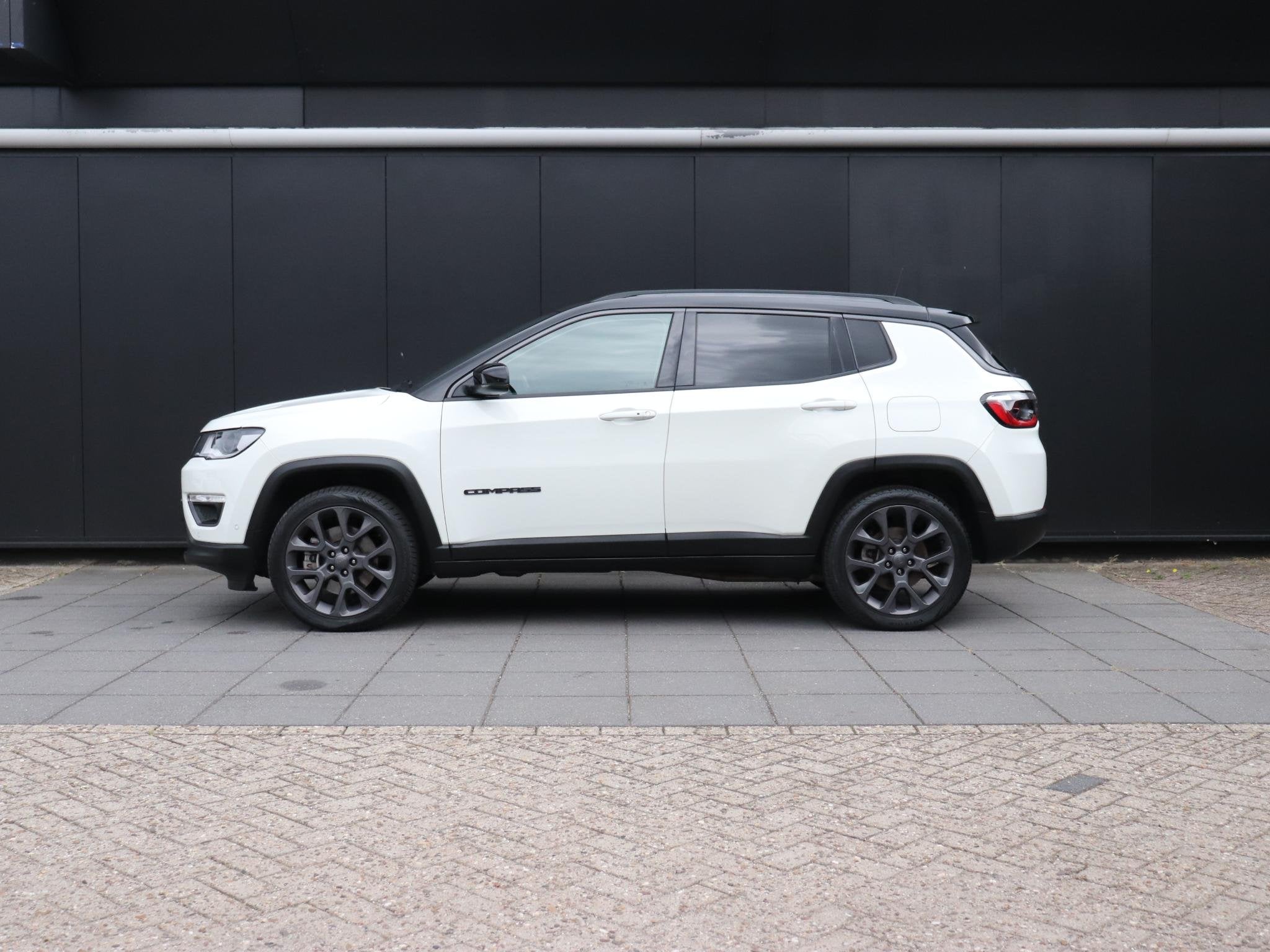 Jeep Compass 4xe 240 Plug-in Hybrid Electric S | LEDER | MEM, Automaat, Euro 6, 4 cilinders, Wit