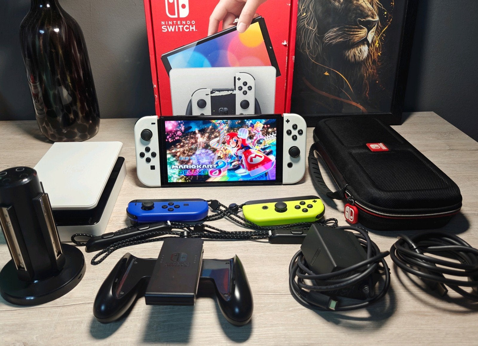 Nintendo switch OLED, Overige genres, Ophalen of Verzenden, Zo goed als nieuw, 3 spelers of meer