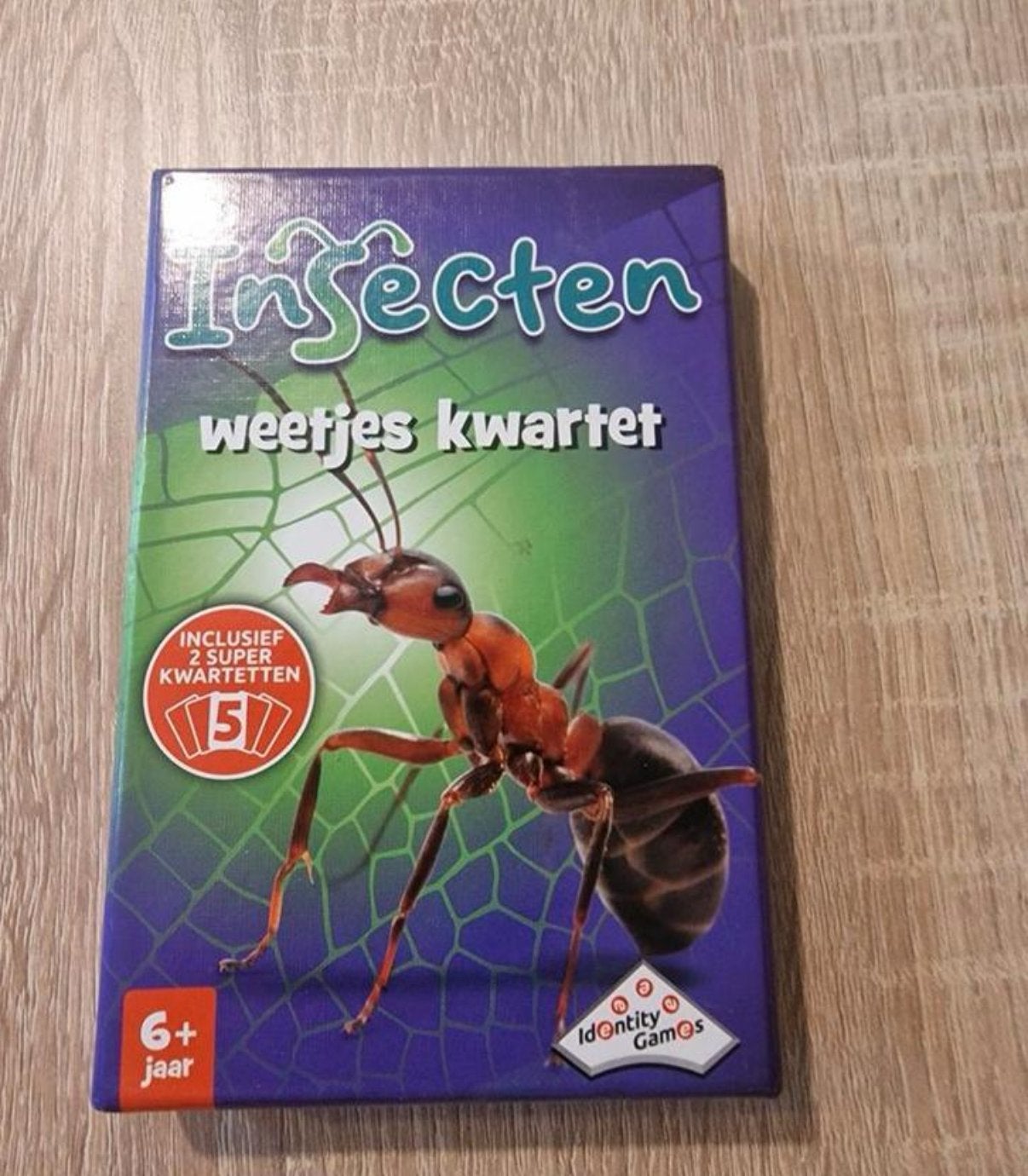 Insecten Weerjes Kwartet - Educatief Kaartspel, Drie of vier spelers, Ophalen of Verzenden, Nieuw