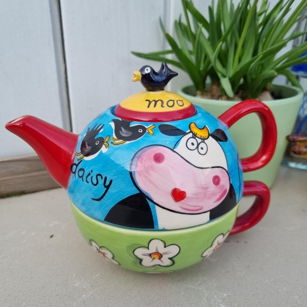 Tea for one setje, Ophalen, Zo goed als nieuw, Overige stijlen, Kop(pen) en/of Schotel(s)