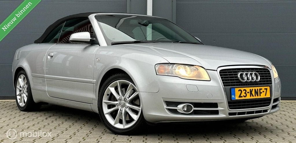 Audi A4 Cabriolet 2.0 TFSI 200PK Bi-Xenon/DRL/Navi+/Leder/Cl, Voorwielaandrijving, Gebruikt, 4 cilinders, 4 stoelen