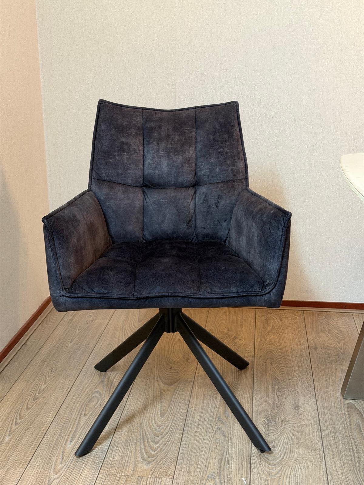 6x eetkamerstoel met armleuning, Huis en Inrichting, Ophalen, Zo goed als nieuw, Minder dan 50 cm