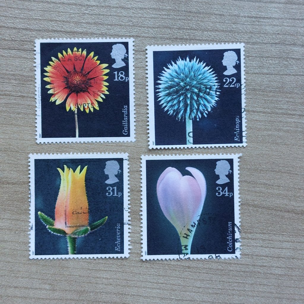 Engeland  1987  Mi 1097/1100, Ophalen of Verzenden, Gestempeld
