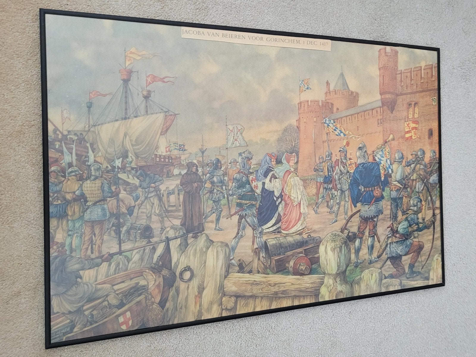 Jacoba van Beieren voor Gorinchem 1 december 1417, Ophalen of Verzenden
