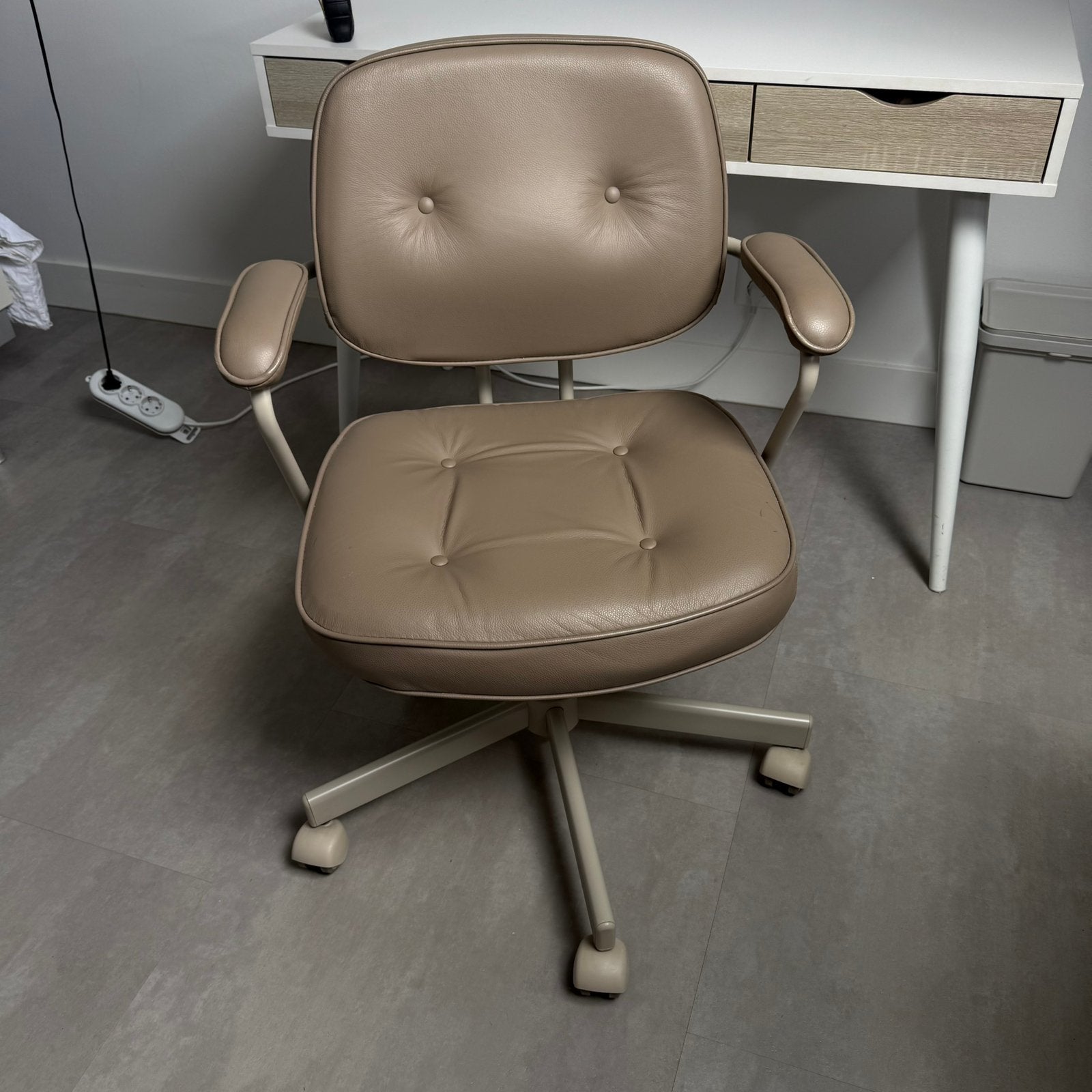 Bureaustoel Ikea ALEFJÄLL, Ophalen of Verzenden, Zo goed als nieuw, Beige, Bureaustoel