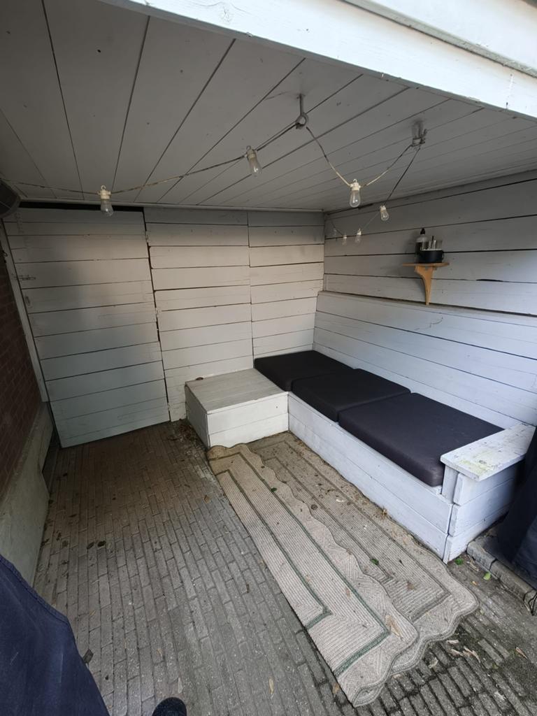 gratis: loungekussens, steigerhout, overkapping, Tuin en Terras, Ophalen of Verzenden, Steigerhout