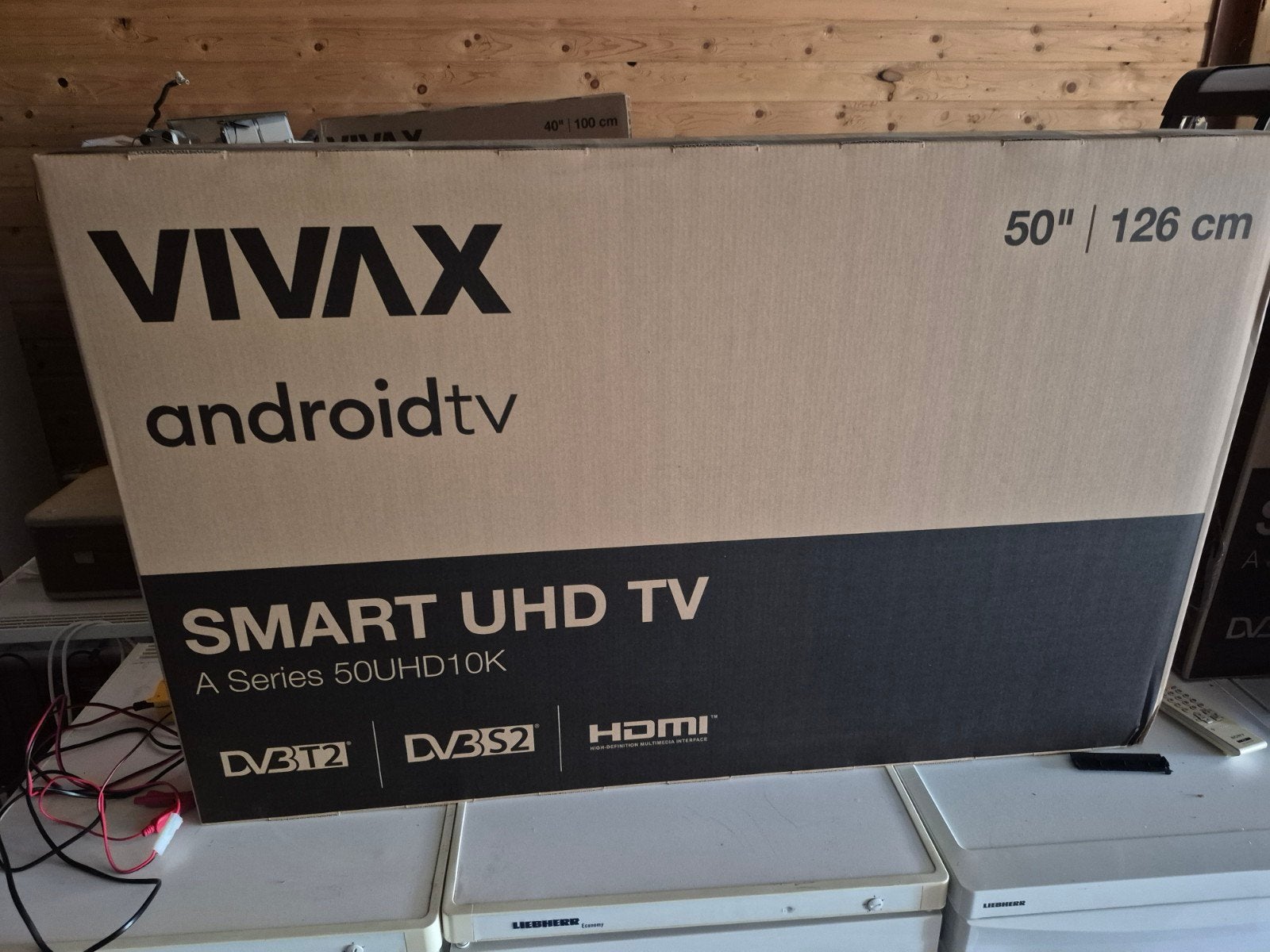 Nieuwe vivax 50 inch led smart tv 2 jaar garantie, LED, 50 Hz, Nieuw, 100 cm of meer