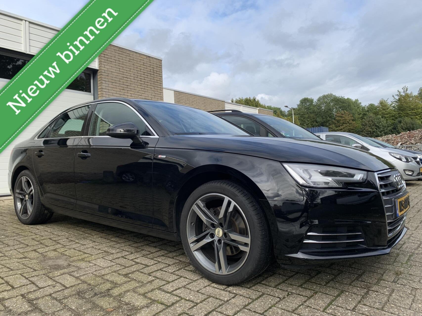 Audi A4 Limousine 1.4 TFSI Sport Edition Automaat Navi Trekh, Auto's, Audi, Gebruikt, Euro 6, A4, Zwart