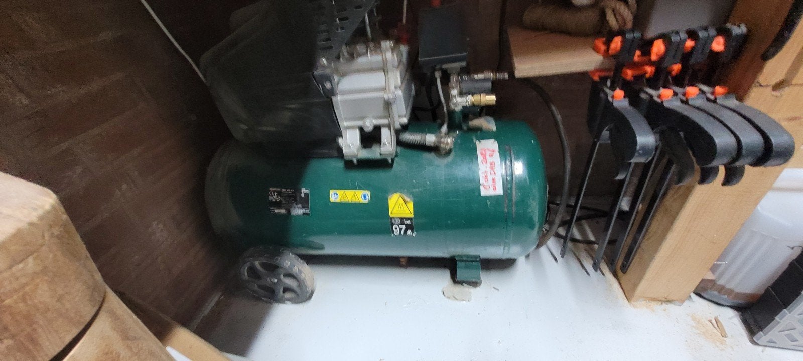 Parkside Compressor PSKO 2410 B2 (50L tank), Ophalen of Verzenden