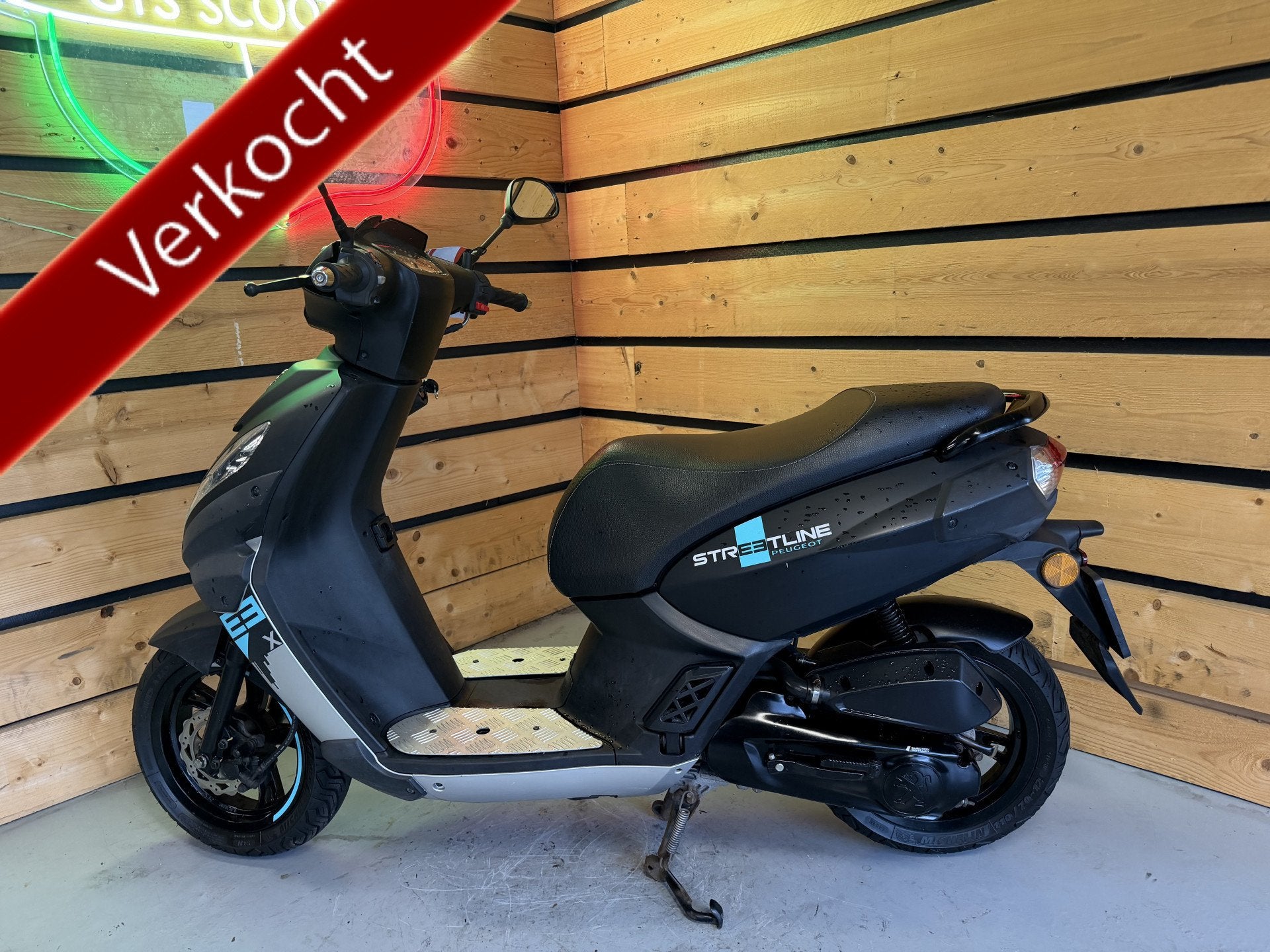 Peugeot Bromscooter Kisbee Black Edition Streetline, Bruin Scooterservice, Gebruikt, Overige modellen, Jos@bruinautoservice.nl