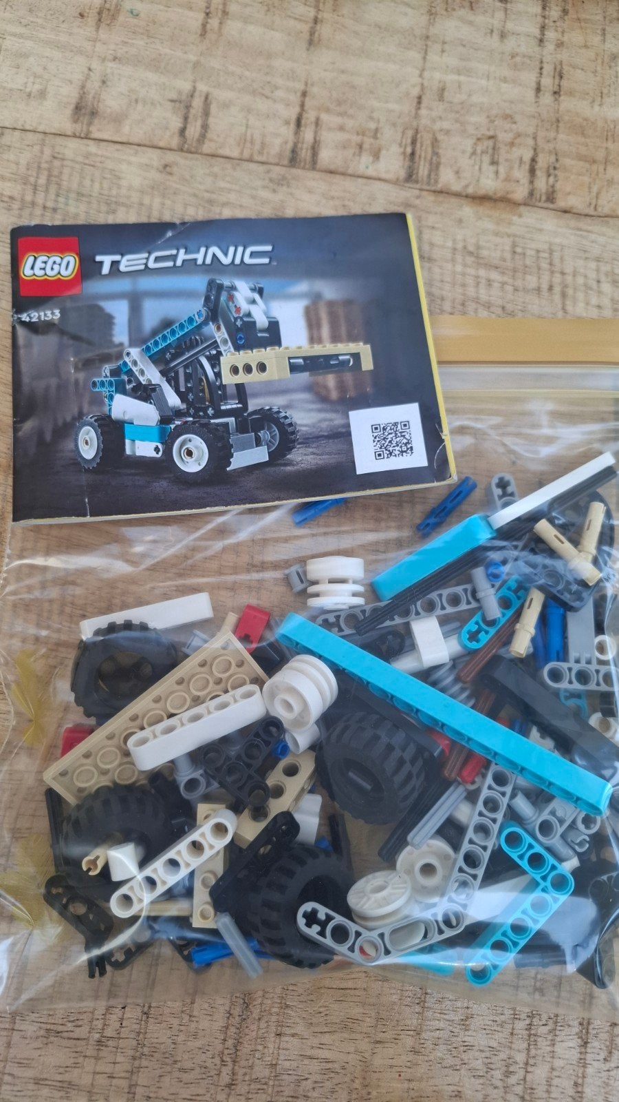 LEGO Technic 42133 heftruck met handleiding, Ophalen, Lego, Compleet, Zo goed als nieuw