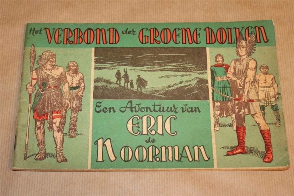 Eric de Noorman - Verbond der groene dolken - 1952, Eén stripboek, Ophalen of Verzenden, Zo goed als nieuw