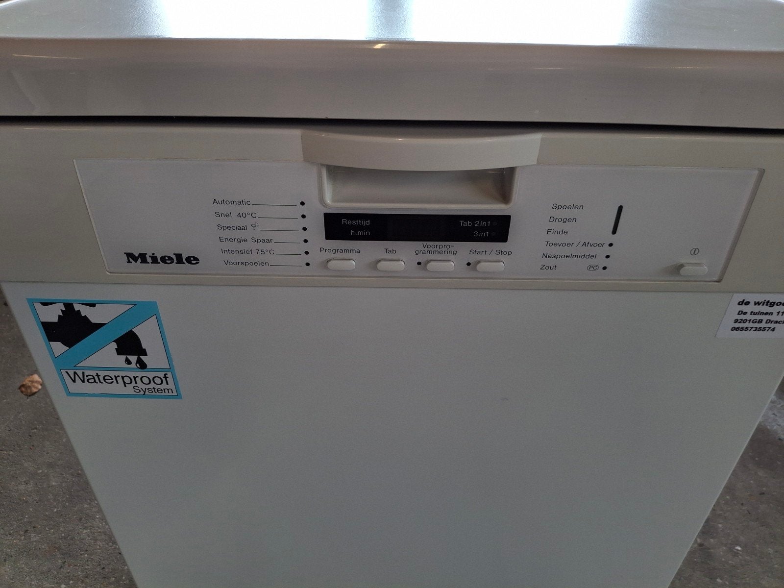 Miele Vrijstaande Vaatwasser met besteklade, Minder dan 85 cm, Info@miele.com, Ophalen of Verzenden, Miele