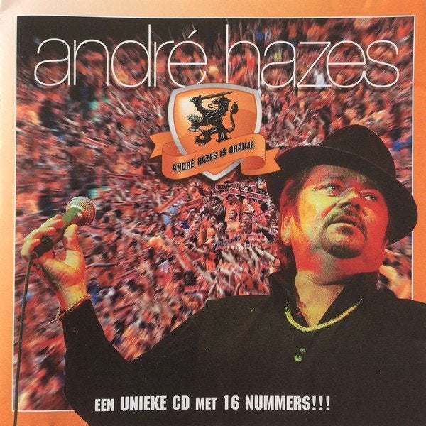 CD André Hazes - André Hazes is Oranje, Ophalen of Verzenden, Zo goed als nieuw, Levenslied of Smartlap