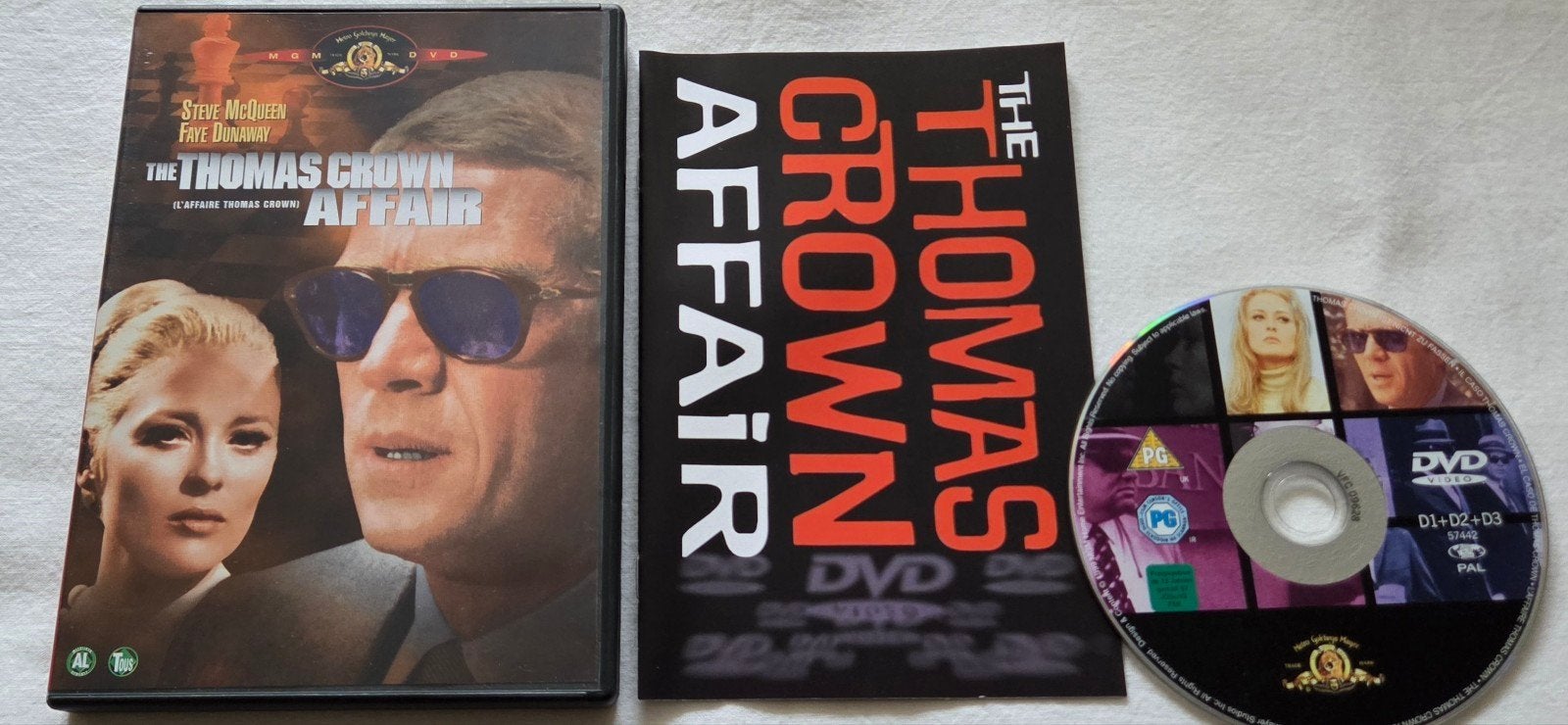 MGM The Thomas Crown Affair Dvd Classic, Ophalen of Verzenden, Zo goed als nieuw, Actie en Avontuur, Alle leeftijden