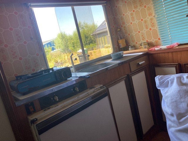 oldtimer camper (LPG / BENZINE ) MK2   wegenbelastingvrij, Caravans en Kamperen, Chemisch toilet, Buscamper of Camperbus, Ford