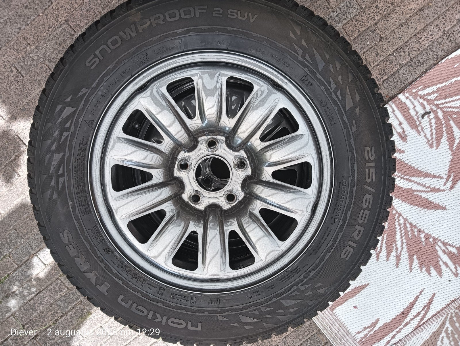Nokian Snowproof 2 SUV Winterbanden met stalen velgen, Ophalen, 16 inch, Banden en Velgen, Winterbanden