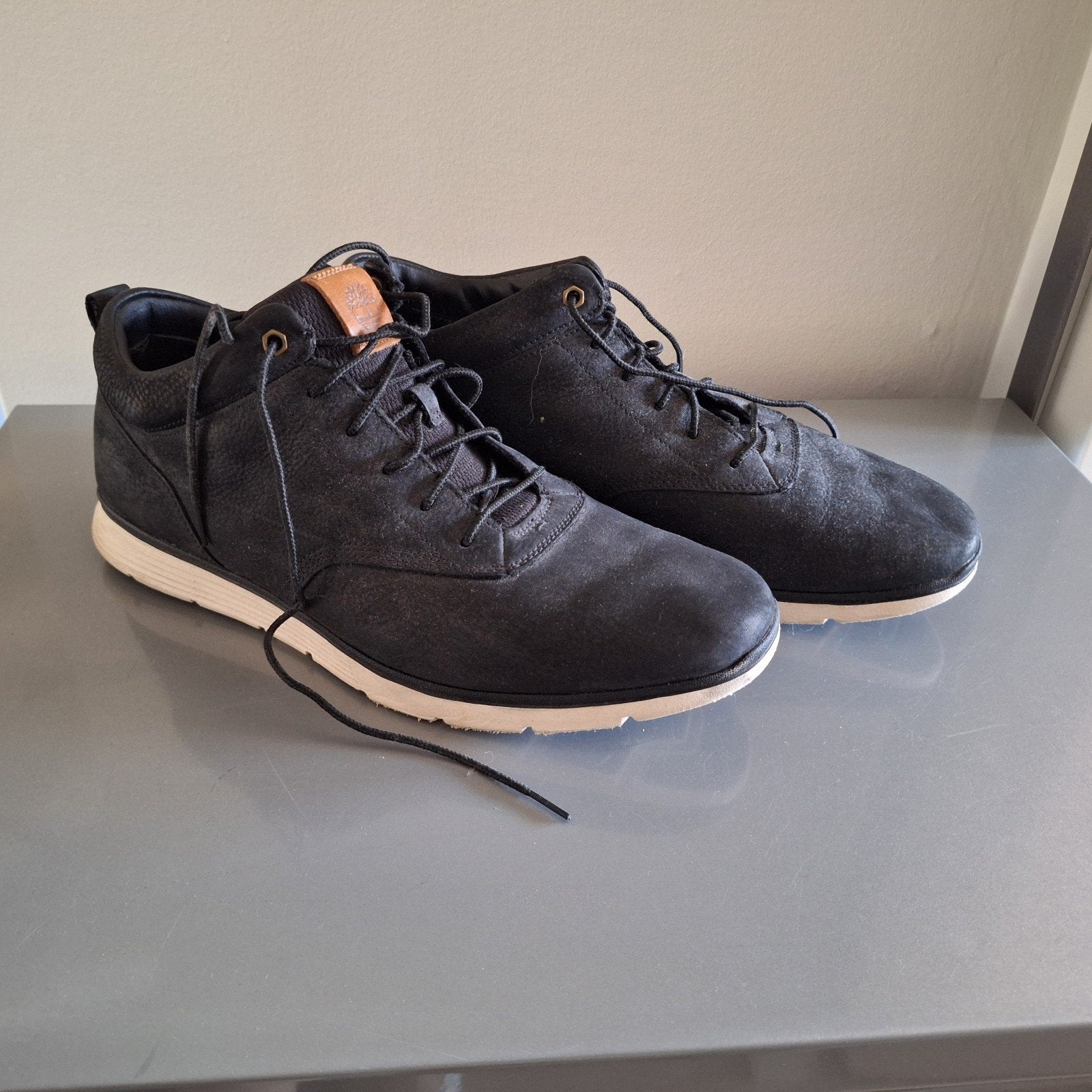 Heren schoenen timberland, zwart, maat 45.5, Kleding | Heren, Schoenen, Ophalen, Zo goed als nieuw, Veterschoenen, Timberland