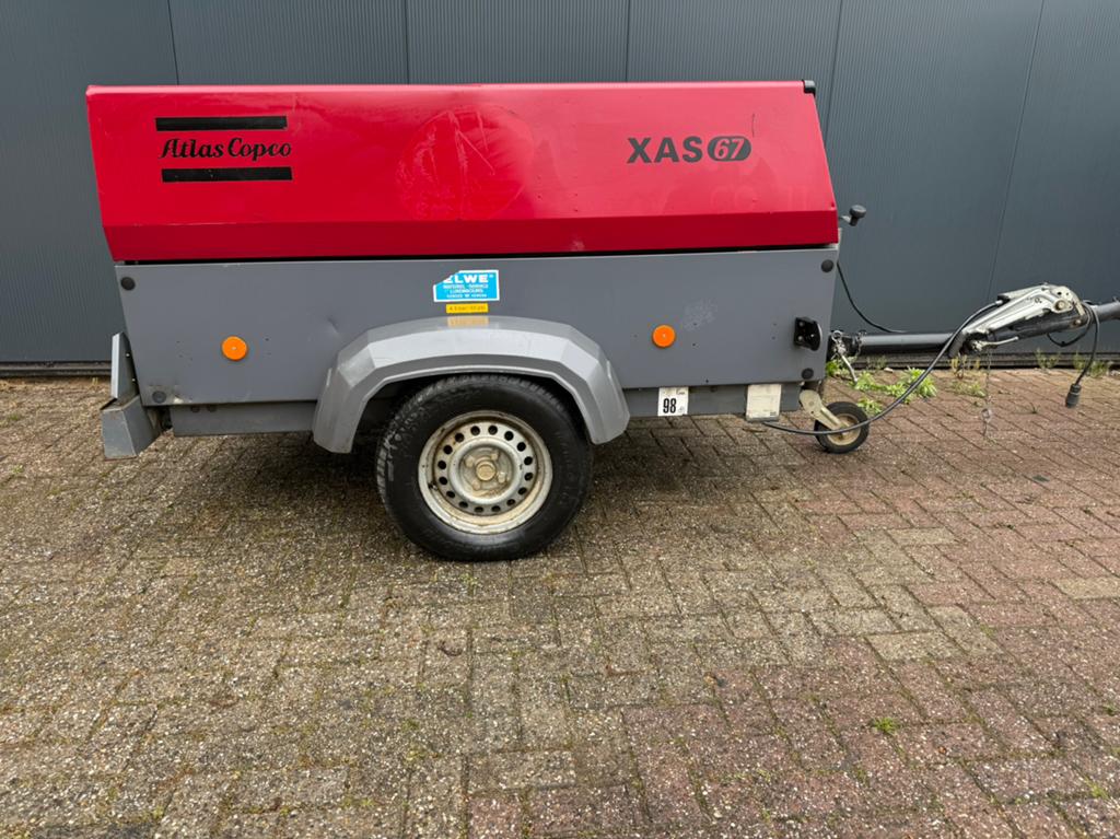 Atlas copco xas 67 compressor, 100 liter of meer, Ophalen