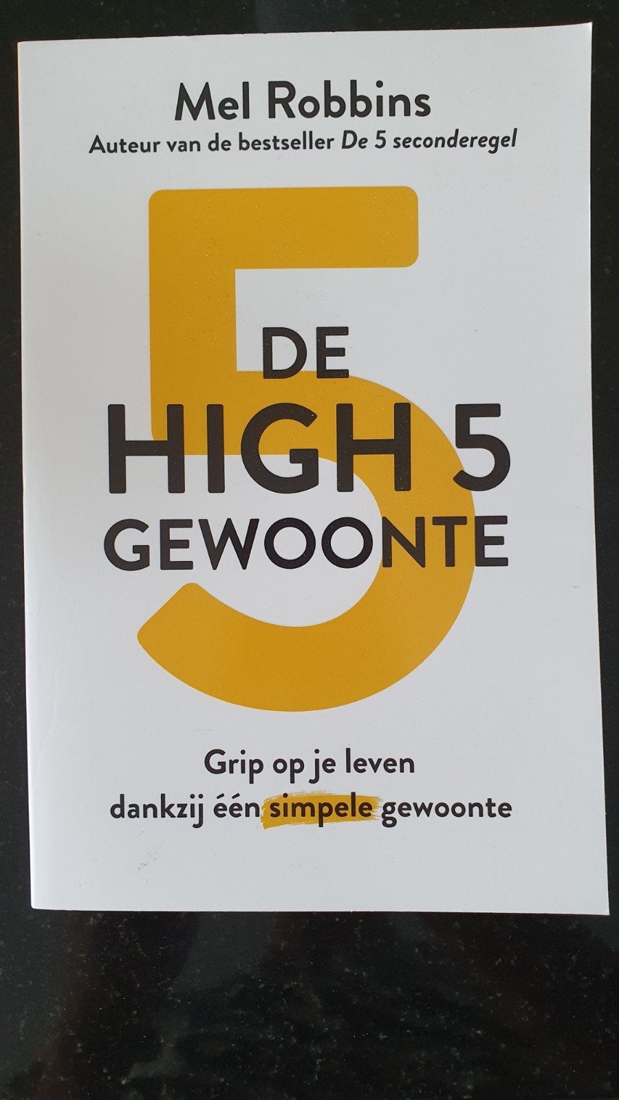 De High 5 gewoonte    Mel Robbins, Ophalen, Nieuw