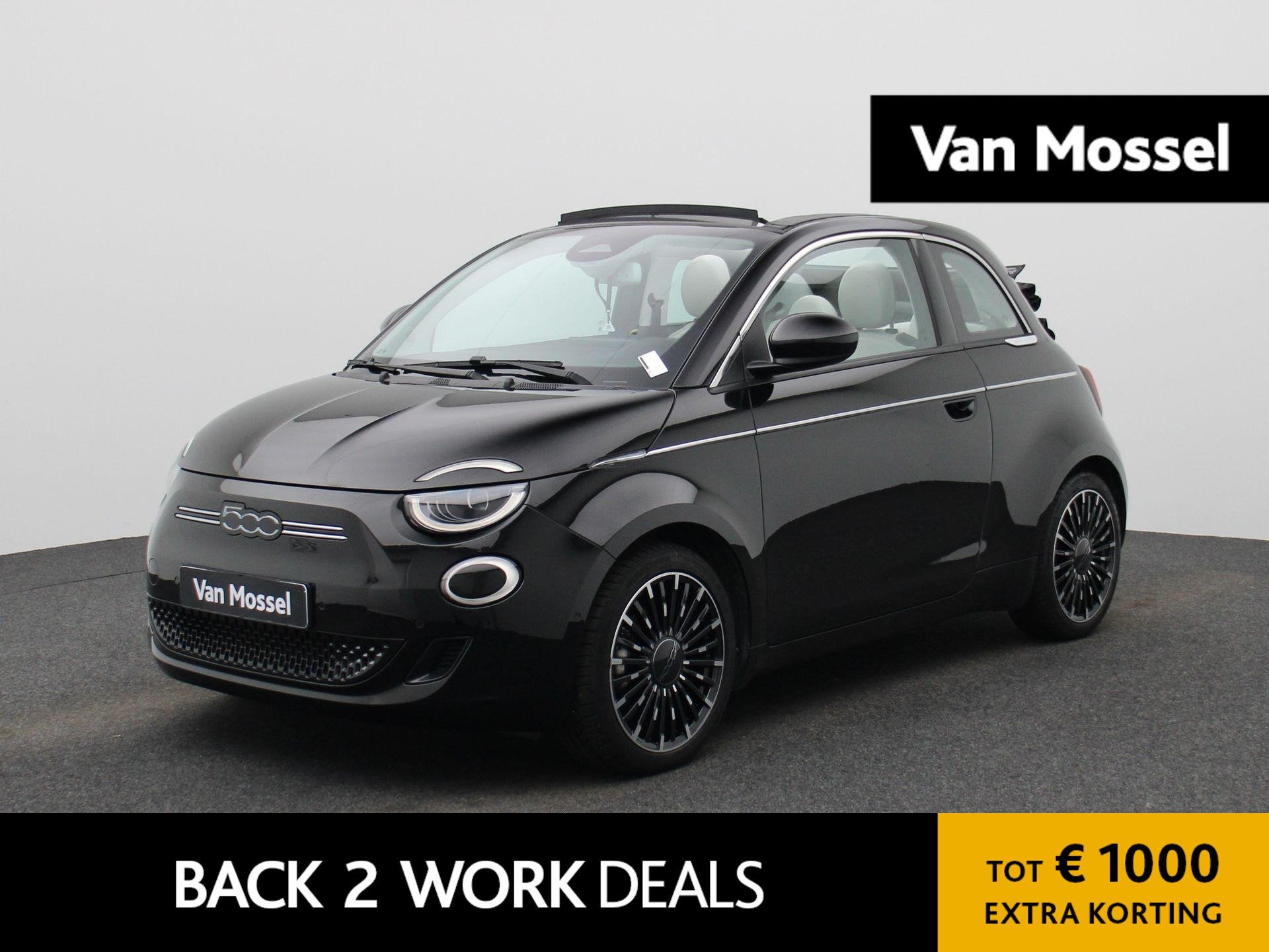 Fiat 500C 42 kWh La Prima | SOH 94.9% | ACHTERUITRIJCAMERA |
