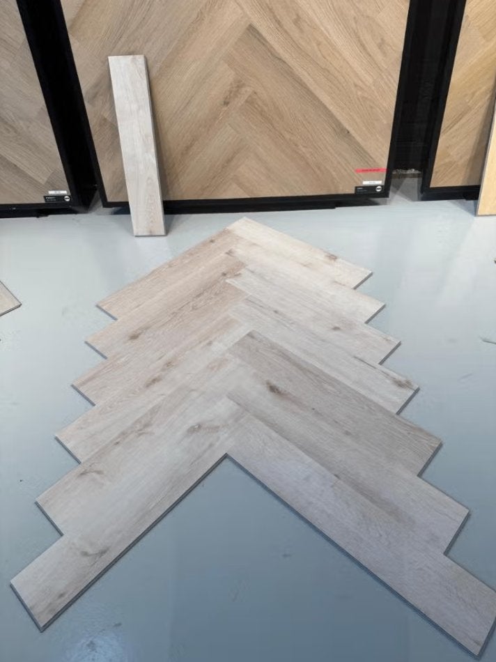 Direct ophalen | PVC klik visgraat pallets | Actie | Utrecht, PVC klik, 75 m² of meer, Overige typen, Nieuw