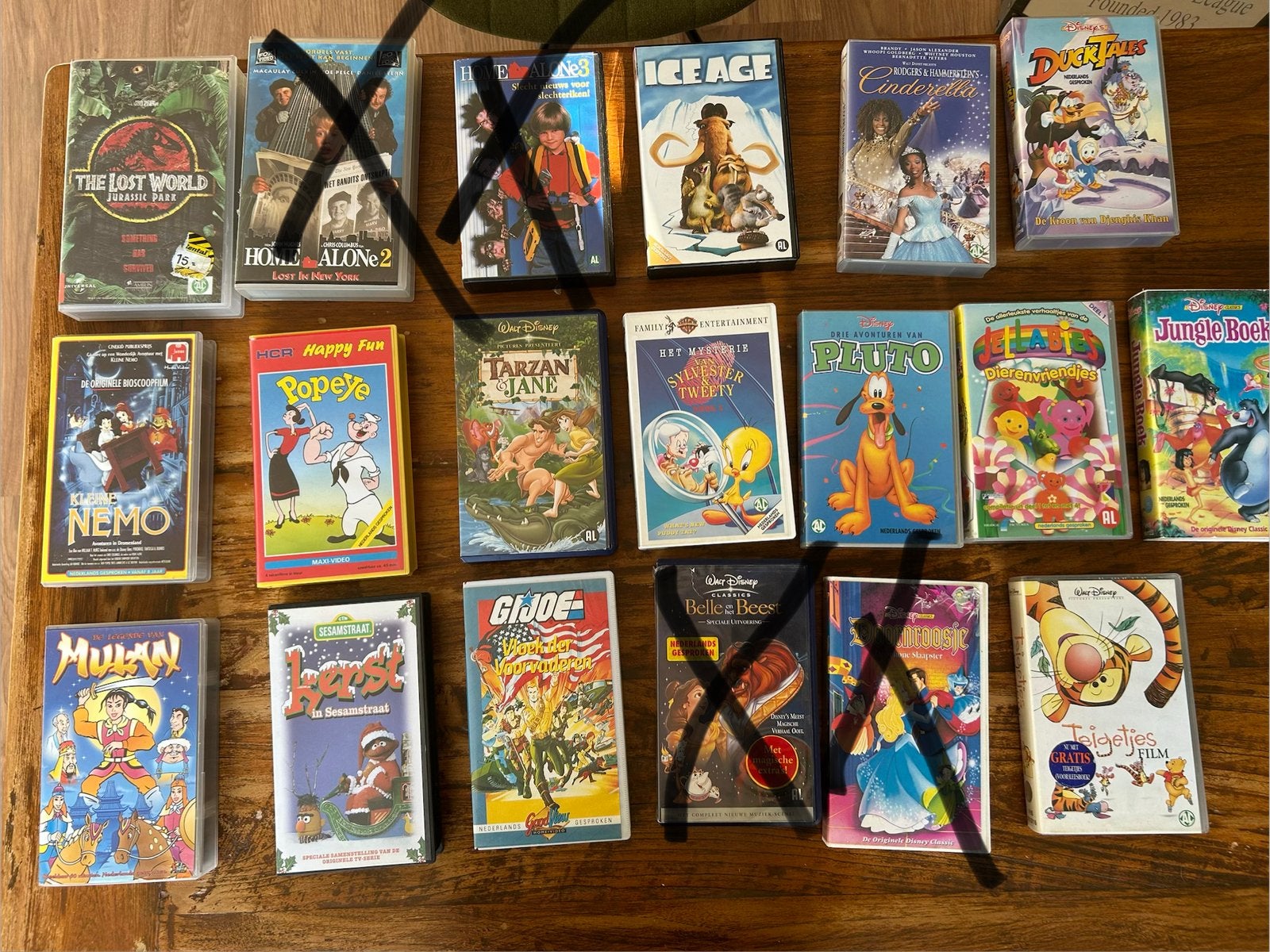 Grote collectie Disney en andere VHS-banden, Alle leeftijden, Ophalen of Verzenden, Gebruikt, Actie en Avontuur