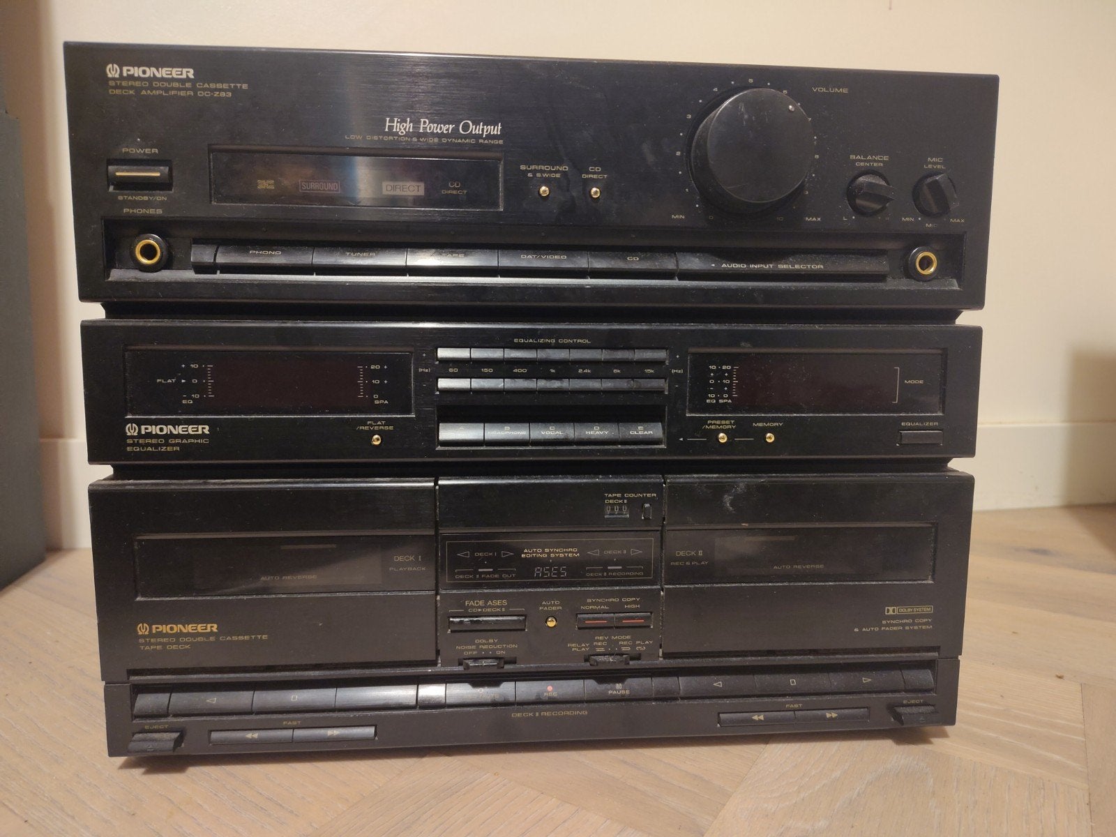 Pioneer stereo DC-Z83 versterker, Ophalen