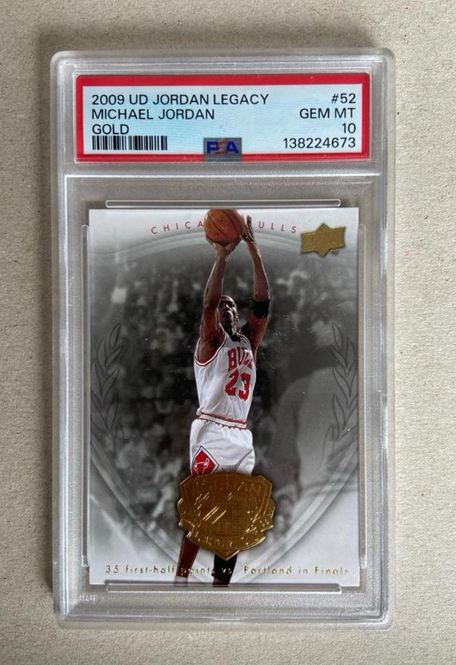 PSA10 Michael Jordan 2009 UD Jordan Legacy #52 GEM MT, Ophalen of Verzenden, Zo goed als nieuw, Overige sporten, Spelerskaart
