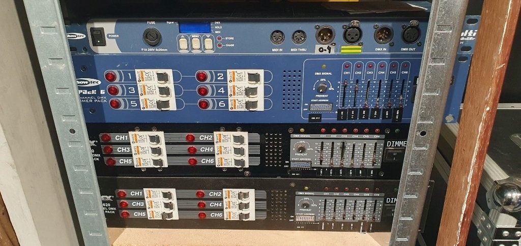 Diverse krachtige DMX dimmers, Muziek en Instrumenten, Licht en Laser, Ophalen of Verzenden, Gebruikt, Licht