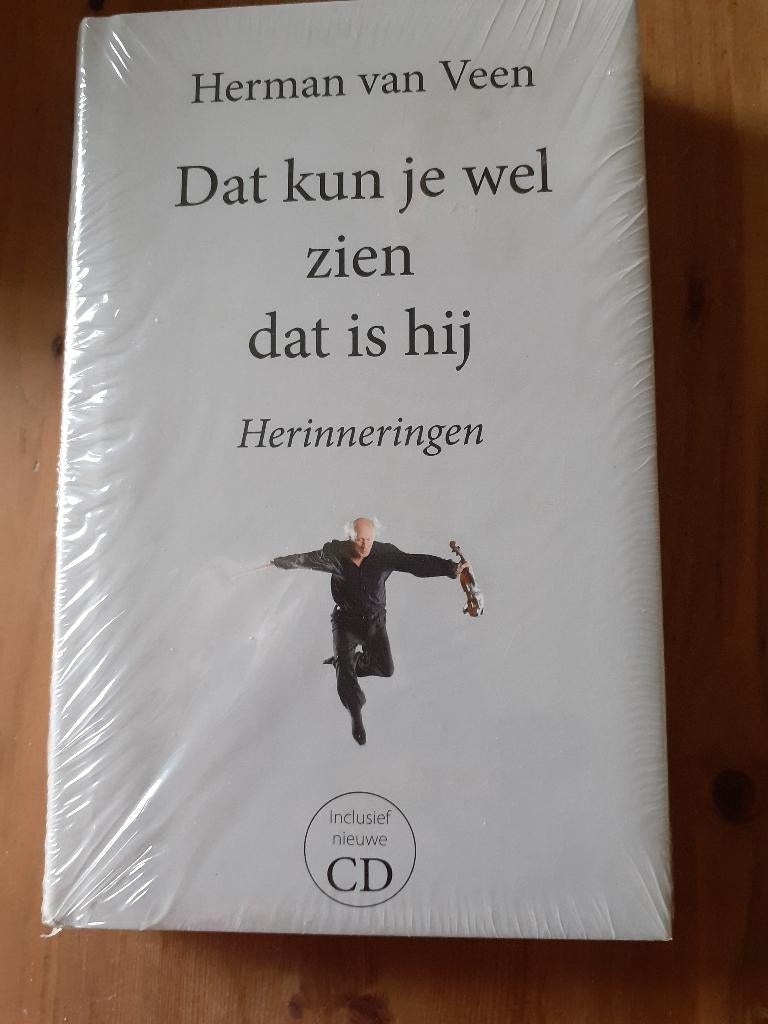 Herman van Veen - Dat kun je wel zien dat is hij incl. CD, Boeken, Ophalen of Verzenden, Nieuw, Cabaret, Herman van Veen