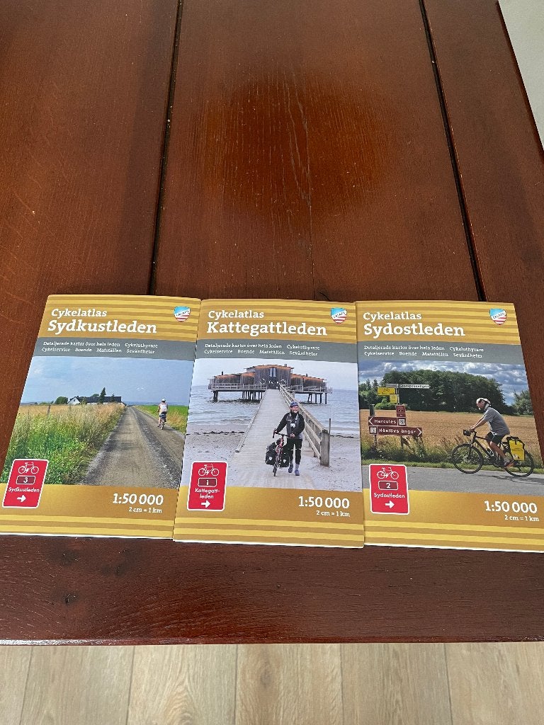 Fietskaarten Zuid Zweden, 2000 tot heden, Europa Overig, Ophalen of Verzenden, Landkaart