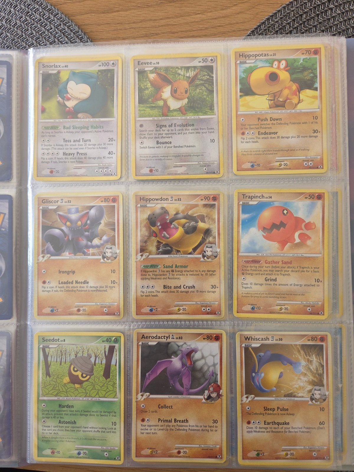 Oude / Vintage Pokémon kaarten Rising Rivals (2009), Ophalen of Verzenden, Zo goed als nieuw, Meerdere kaarten
