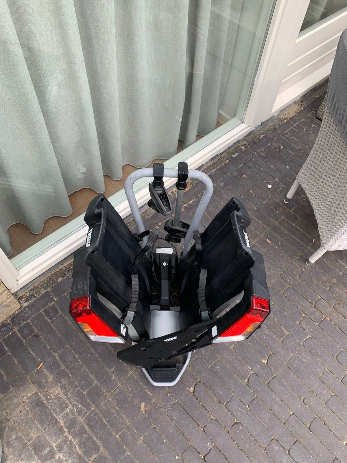 Thule Easyfold 931 Fietsendrager voor 2 fietsen, Ophalen, Zo goed als nieuw, 2 fietsen, Trekhaakdrager