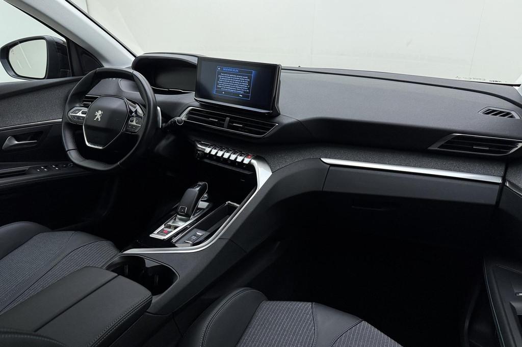 Peugeot 3008 Allure 1.2 Turbo 130 pk Automaat | Camera | Sto, Auto's, Peugeot, Gebruikt, Leder en Stof, Zwart, Origineel Nederlands