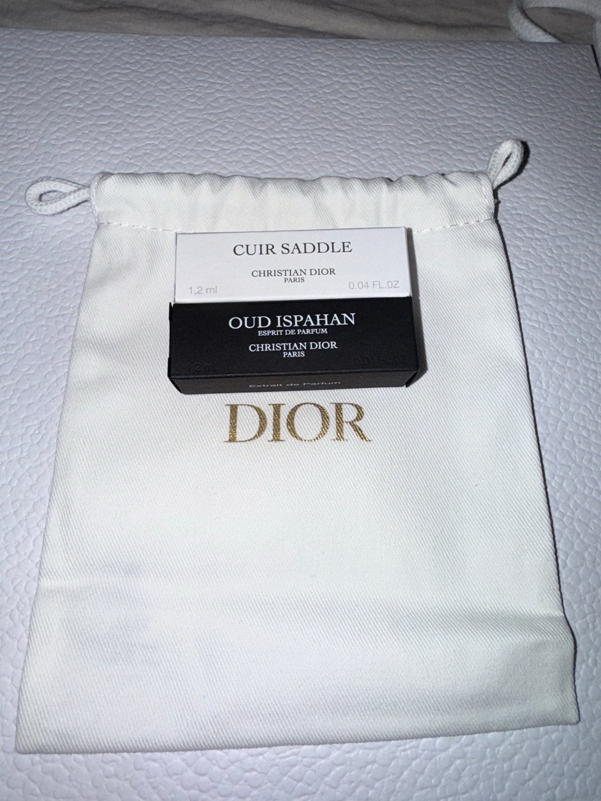 Dior Oud Ispahan & Cuir Saddle parfum samples, Verzenden, Nieuw
