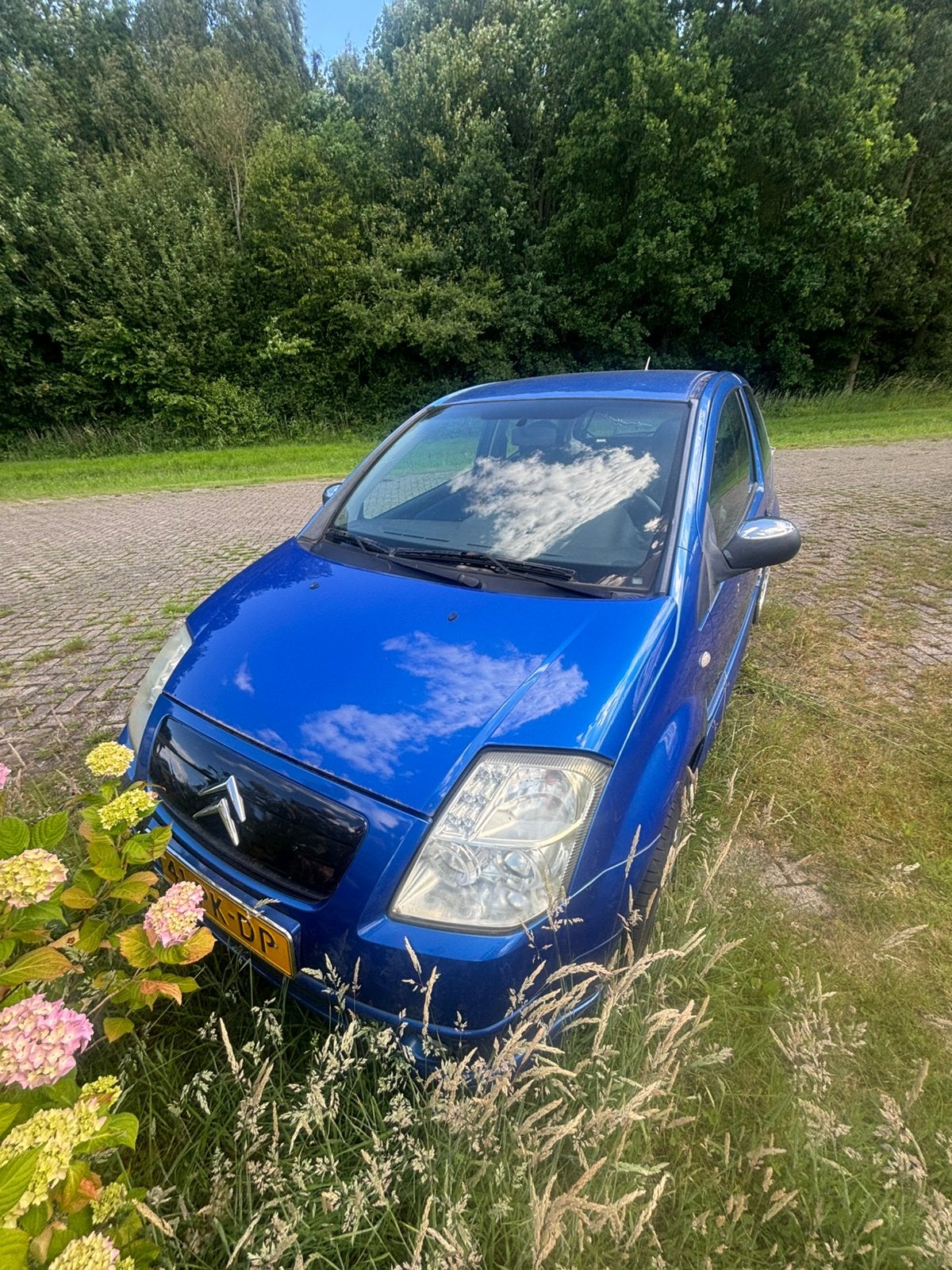 Citroën C2 1.4 I 2004 Blauw, Voorwielaandrijving, 450 kg, 4 cilinders, Origineel Nederlands