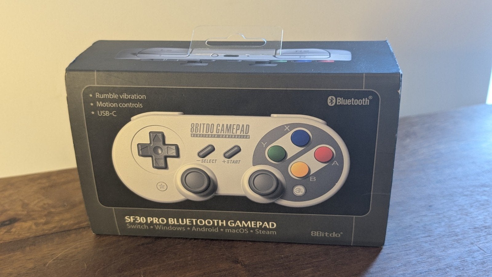 8BitDo SF30 Pro Bluetooth Gamepad - uit productie, Nintendo, Ophalen of Verzenden, Zo goed als nieuw, 8BitDo