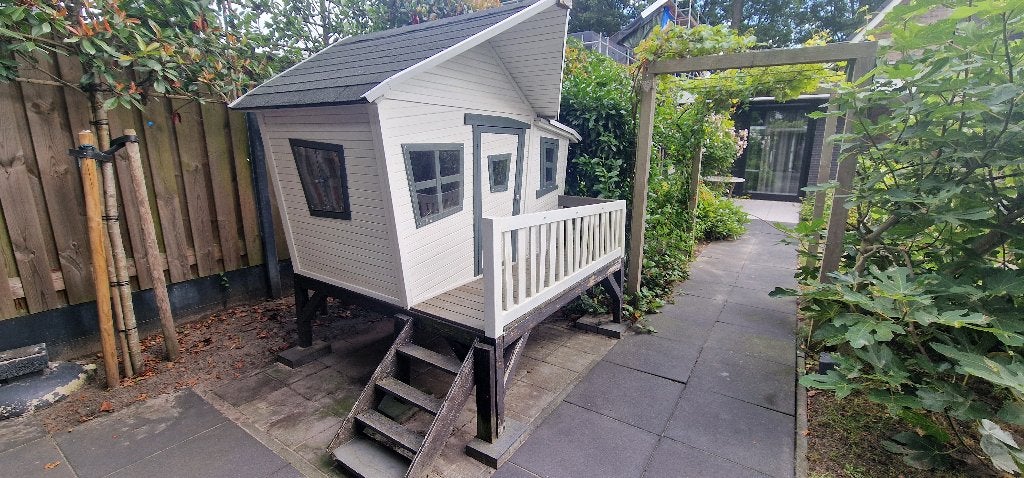 speelhuisje voor tuin, Ophalen, Gebruikt, Hout
