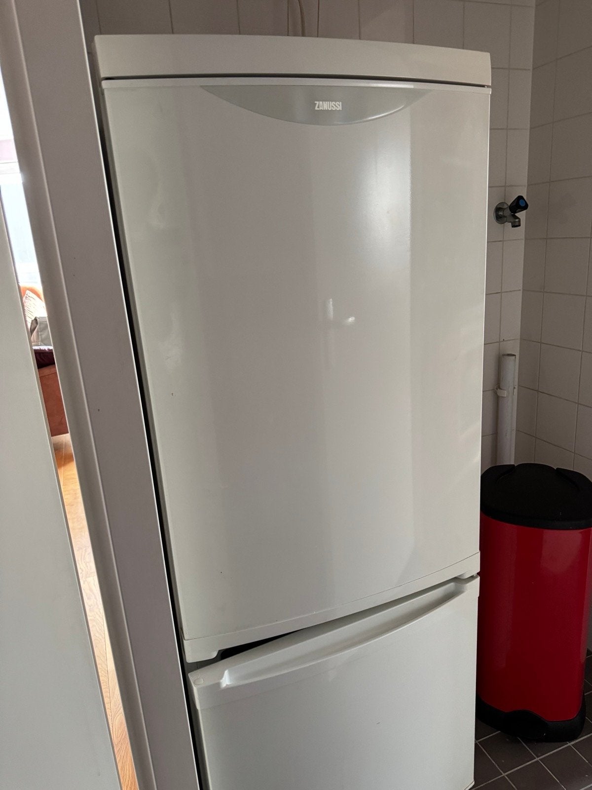 Zanussi koelkast met vriesvak - Wit, goede staat, Ophalen, Gebruikt, 200 liter of meer, 60 cm of meer