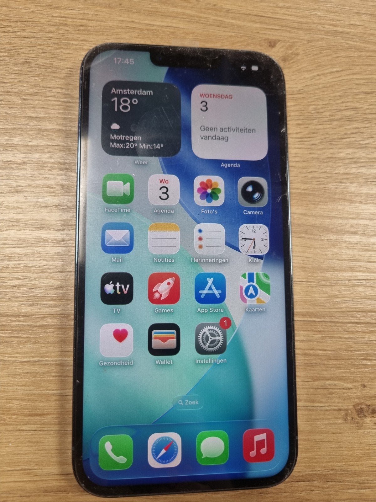 iPhone 13 Pro Max 256 GB Blauw - Zo goed als nieuw, 256 GB, Blauw, Ophalen of Verzenden, Zonder simlock