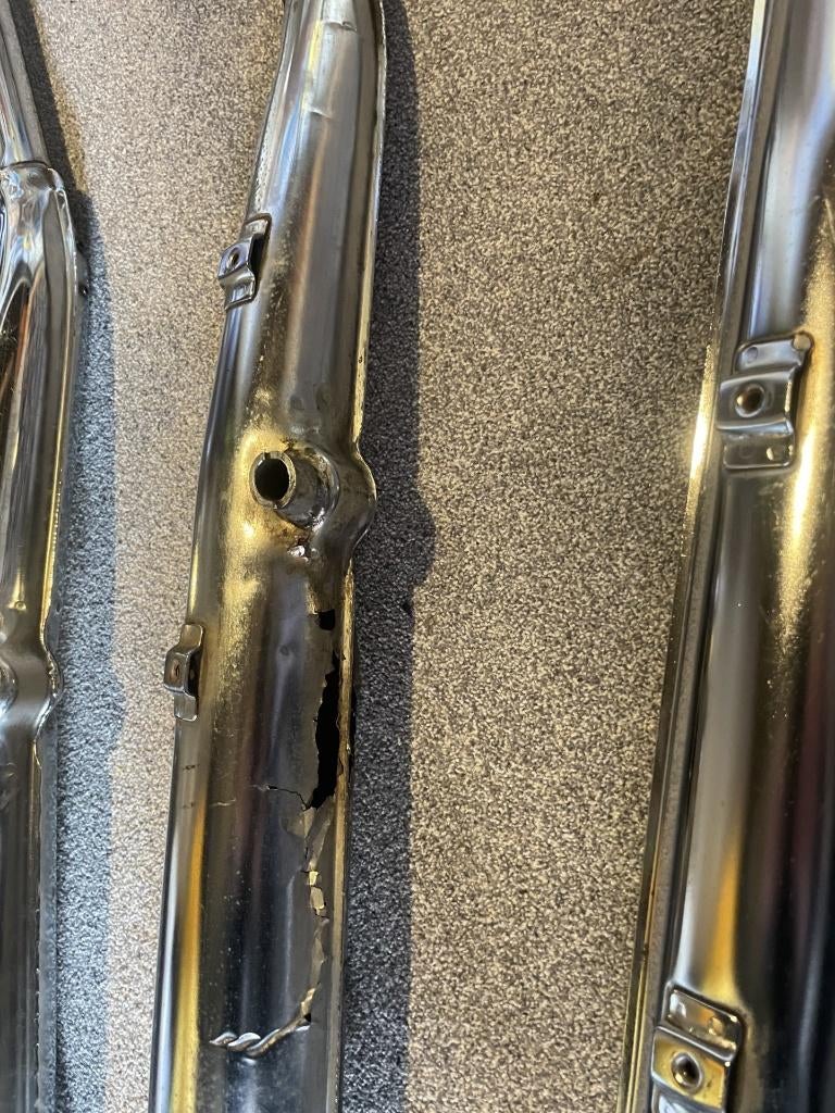 2x uitlaat HONDA CB750sohc OR431 K2-K6  1969-1976, Motoren, Onderdelen | Honda, Ophalen of Verzenden, Gebruikt