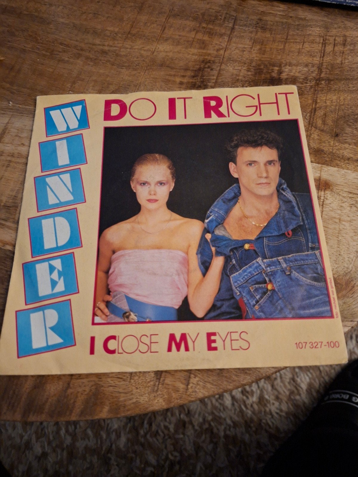 Winder / do it right, Ophalen of Verzenden, Gebruikt, Pop