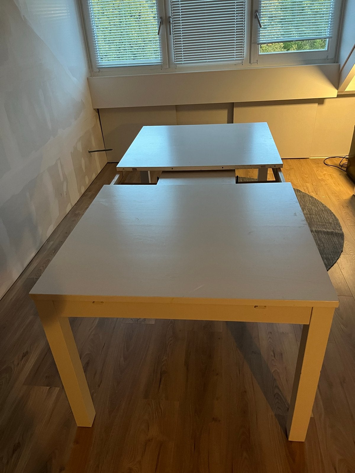 IKEA Laneberg uitschuiftafel - Wit, Huis en Inrichting, Ophalen, Gebruikt, 50 tot 100 cm, 150 tot 200 cm