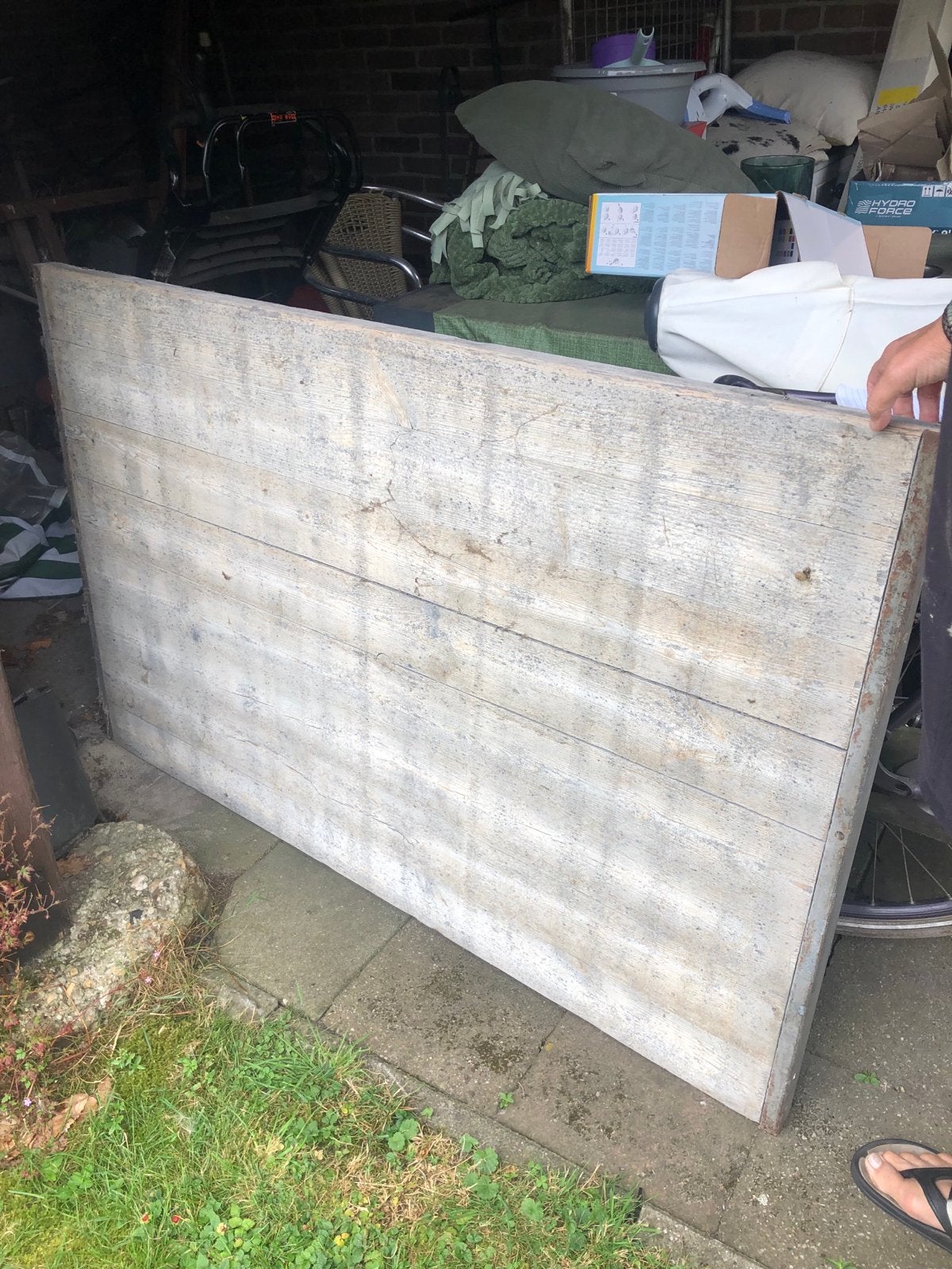 Steenschotten op wieltjes 2 stuks, Ophalen, Gebruikt, 100 tot 150 cm, 150 tot 200 cm